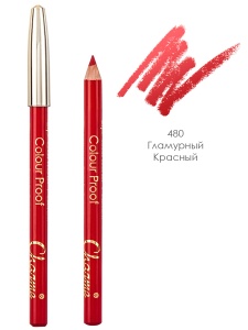Фотография Charme Карандаш для губ • Colour Proof • CH/P/L-480 • Гламурный красный
