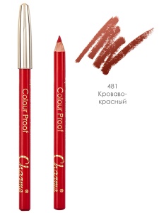 Фотография Charme Карандаш для губ • Colour Proof • CH/P/L-481 • Кроваво-красный