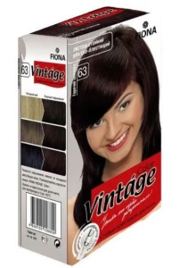 Fiona Vintage Color тон 63 Горячий шоколад краска для волос