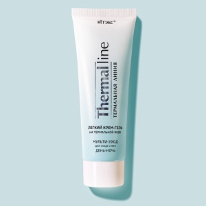 Фотография  ВИТЭКС Термальная Линия Лёгкий Крем-Гель МУЛЬТИ-УХОД для лица и век ДЕНЬ-НОЧЬ на термальной воде,75 мл
