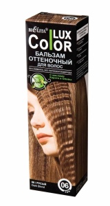 Белита Бальзам оттеночный для волос • тон 06 Русый • 100мл Фотография Белита Бальзам оттеночный для волос • тон 06 Русый • 100мл