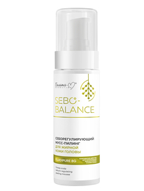 Белита-М SEBO-BALANCE Мусс-Пилинг Себорегулирующий для жирной кожи головы, 150мл