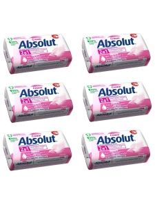 АБСОЛЮТ Мыло 90гр 2в1 Нежное Антибактериальное *6/90 АБСОЛЮТ Мыло 90гр 2в1 Нежное Антибактериальное *6/90