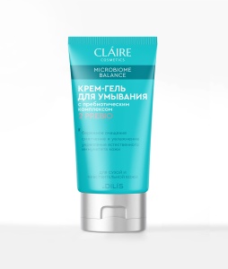 Фотография CLARA Line Крем-Гель для умывания • Для сухой и чувствительной кожи • Microbiome Balance • 150мл