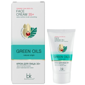 Фотография Белкосмекс Green Oils • КРЕМ для лица  35+ •  экстрапитание разглаживание кожи • 40г