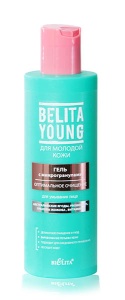 Фотография Белита BELITA YOUNG ГЕЛЬ с микрогранулами для умывания лица Оптимальное очищение • 200мл