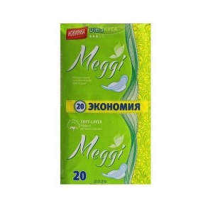 MEGGI Прокладки гигиенические ULTRA на критические дни 20шт, арт.MEG502