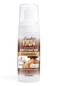 Фотография  Флоресан Sunless Tan Мусс-Флюид Автозагар Бронзовый, 150 мл арт.Ф-810