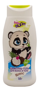 Фотография Baby Boom • Детский Шампунь-гель для волос и тела КОКОС • 300мл