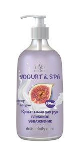 Фотография Vilsen крем-Мыло Для Рук • Глубокое Увлажнение • Инжир+Йогурт • Yogurt&Spa • 650мл • Ys-10437