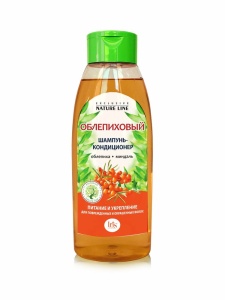 Фотография  IRIS Exclusive nature line Шампунь-кондиционер ОБЛЕПИХОВЫЙ, 520мл