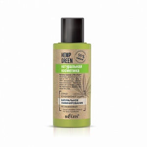 Фотография Белита Hemp Green • СПРЕЙ-КОНДИЦИОНЕР для волос "Натуральное ламинирование" несмываемый, 95мл