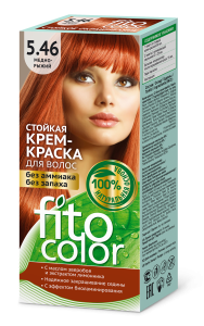 Фотография Фитокосметик Стойкая Крем-Краска для волос  • Fitocolor •  тон Медно-рыжий 115мл • арт.4840
