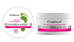 Фотография  Compliment для ног Крем-воск от трещин и натоптышей, 100мл арт.918145
