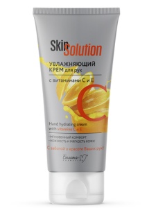 Фотография Белита Увлажняющий крем для рук • С витаминами С и Е • Skin Solution • 150гр