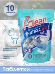 Фотография Romax Таблетки для чистки унитаза • I-Clean • 10шт