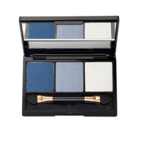 Фотография  CHARME Тени для век трёхцветные "Trio" тон 06 (Синее трио)  CH/E3-06