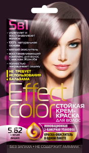 ФИТОКОСМЕТИК КРЕМ-КРАСКА для волос EFFECT COLOR тон СПЕЛАЯ ВИШНЯ 50мл (саше) Арт.4923