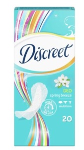 DISCREET Ежедневные 20шт Весенний Бриз (голубые)