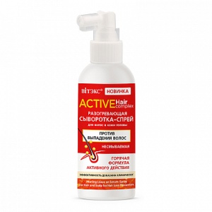 Фотография Витекс Сыворотка-Спрей Для Волос И Кожи Головы • Против Выпадения Волос • Разогревающая • Несмываемая • Active Haircomplex • 100мл
