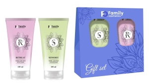 Фотография Family Cosmetics Подарочный набор • Для женщин • Aura • Крем для рук Retreat 100мл +Крем для рук SENSORY 100мл • арт.FPN-10501
