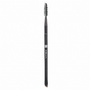 VITEX Кисть косметическая №12 двусторонняя для бровей (синтетический ворс)