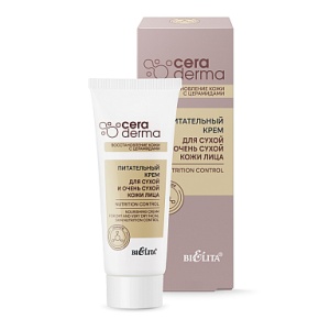 Белита CeraDerma Крем Питательный для сухой и очень сухой кожи лица 