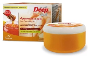 Флоресан Воски для депиляции Фруктовый ВОСК д/депиляции с НАТУРАЛЬНЫМ МЁДОМ, 350гр/4шт, арт.Ф-434