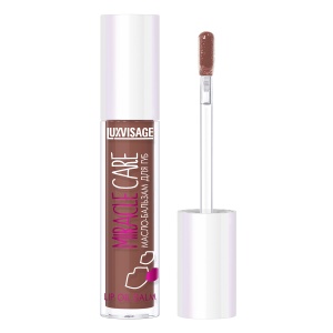 Фотография  Luxvisage МАСЛО-БАЛЬЗАМ для губ LUXVISAGE Miracle Care тон 107 Double Chocolate 3.4 гр  Арт. К406 