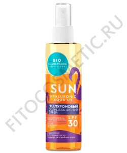 Фотография Фитокосметик BioCosmetolog • Спрей Солнцезащитный Гиалуроновый SPF30 • 190мл • арт.8751