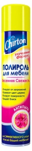 Фотография Chirton Полироль для мебели • Антипыль • Весенняя свежесть • 300мл