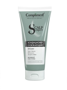 Фотография  Compliment PROFESSIONAL SCALP EXPERT LINE Кондиционер Освежающий для жирной кожи головы 200мл, арт.918510