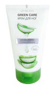 Фотография Liv Delano Green Care • Крем для ног SOS-увлажнение с гелем Алоэ Вера • 150г
