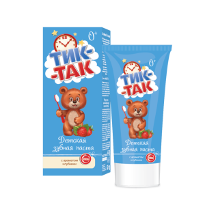 Фотография Свобода косметика Тик-Так •  Аромат Клубники Зубная Паста от 2х лет • 62г • арт. 1115443