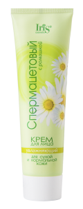 Фотография Iris Крем для лица • СПЕРМАЦЕТОВЫЙ с ромашкой • 100г