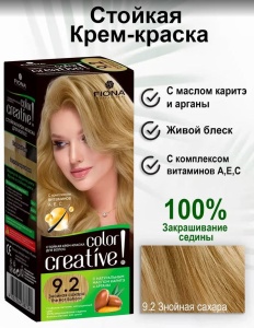 Fiona Creative color тон 9.2 Знойная сахара краска для волос
