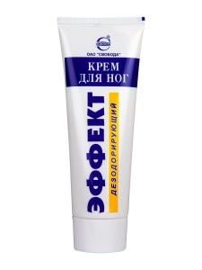 Фотография Свобода косметика Крем для ног Svoboda • ЭФФЕКТ • Дезодорирующий • 90 гр.