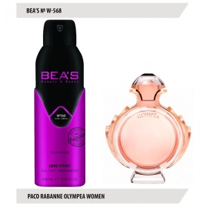 Фотография Beas Парфюмированный дезодорант • W568 • Женский • Paco Rabanne Olympea Women • 200 мл
