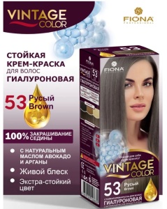 Фотография Fiona Краска для волос • Русый • Тон 53 • Vintage Color