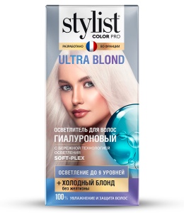 Арт.GB-7986 GLOBAL BIO COSMETIC Осветлитель для волос гиалуроновый ULTRA BLOND Stylist Color Pro, 98