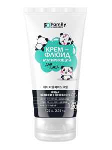 Фотография Family Cosmetics ПАНДА Матирующий Крем-Флюид • 100мл • арт. FCFC-503