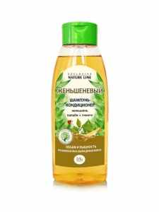 Фотография  IRIS Exclusive nature line Шампунь-кондиционер ЖЕНЬШЕНЕВЫЙ, 520мл