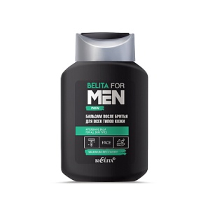 Фотография Белита Бальзам после бритья • Для всех типов кожи • For Men • 250мл