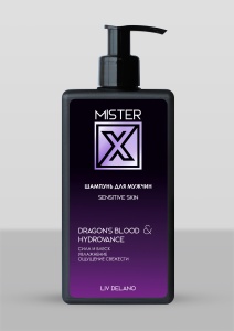 LIV DELANO MISTER X Шампунь д/мужчин SENSITIVE SKIN 250г/18шт LIV DELANO
