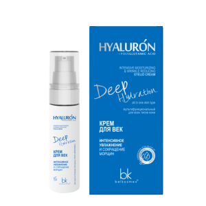 БЕЛКОСМЕКС HIALURON Deep Hydration Крем для ВЕК Интенсивное увлажнение и сокращение морщин, 30г