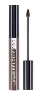 Фотография Релуи ГЕЛЬ для бровей • Водостойкий оттеночный • тон 04 DARK BROWN Relouis PRO Waterproof Color Brow Gel • арт.РБ1216-21