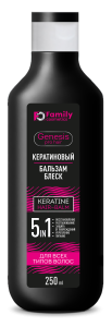 Фотография Family Cosmetics Бальзам-Блеск • Кератиновый • Для всех типов волос • Genesis Pro Hair • 250мл • арт.FGPH-6005