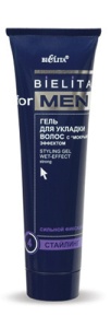 БЕЛИТА MEN Гель д/укладки волос с мокр/эффектом( нов.)100мл