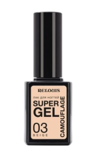 Фотография Relouis Лак для ногтей • Super Gel Camouflage • тон 03 Beige • арт.РБ1960-18