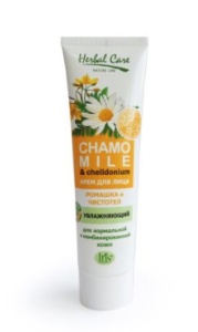 Фотография Iris Herbal Care • Крем для лица • РОМАШКА и ЧИСТОТЕЛ • 100г